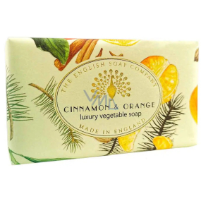 English Soap Cinnamon & Orange natürliche parfümierte Seife mit Sheabutter 190 g