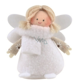 Engel weißes Kleid stehend 9 cm