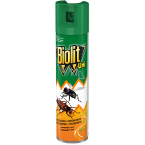 Biolit Uni gegen fliegende und kriechende Insekten mit dem Geruch von Orangenspray 400 ml