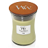 WoodWick Fern - Farnduftkerze mit Holzdocht und Deckelglas klein 85 g