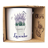 Bohemia Gifts Keramikbecher mit einem Bild von Lavendelgarben 350 ml