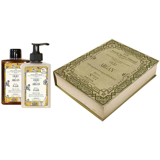Amovita Olio di Argan Duschgel 300 ml + Körperlotion 300 ml, Kosmetikset