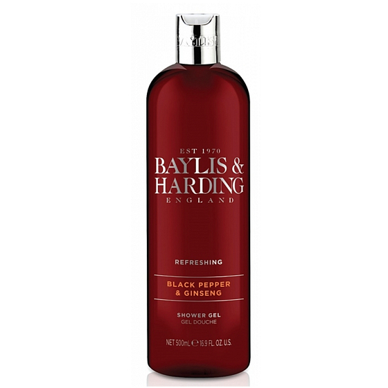 Baylis & Harding Men Duschgel aus schwarzem Pfeffer und Ginseng für Männer 500 ml