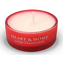 Heart & Home Roter Apfel mit Sternanis Soja-Duftkerze in einer Schüssel brennt bis zu 12 Stunden 36 g