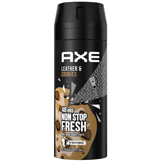 Axe Collision Leather & Cookies Deodorant Spray für Männer 150 ml