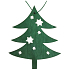 Grüner hängender Holzbaum 10 cm