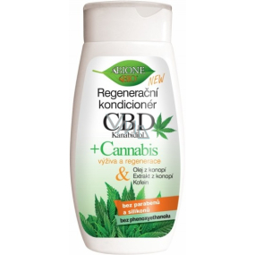 Bione Cosmetics CBD Cannabidiol regenerierende Spülung für alle Haartypen 260 ml