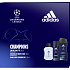 Adidas UEFA Champions League Edition VIII Eau de Toilette 100 ml + Deodorant Spray 150 ml + Duschgel 250 ml, Geschenkset für Männer