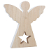 Engel mit Stern aus Holz 20 cm 1 Stück