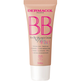 Dermacol BB Beauty Balance Cream 8in1 Getönte Feuchtigkeitscreme 03 Shell 30 ml