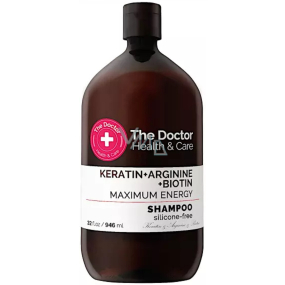 The Doctor Health & Care Keratin + Arginin + Biotin Maximum Energy Keratin Shampoo für Stärkung und Glanz 355 ml