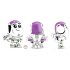 Charme Sterling Silber 925 Disney Pixar Buzz Lightyear, Perle auf Armband Film
