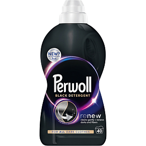 Perwoll Waschgel Renew Black für schwarze und dunkle Wäsche, 40 Waschgänge, 2000 ml