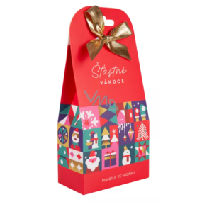 Albi Weihnachtsmandeln in Zimt Frohe Weihnachten Geometrie Rot 120 g