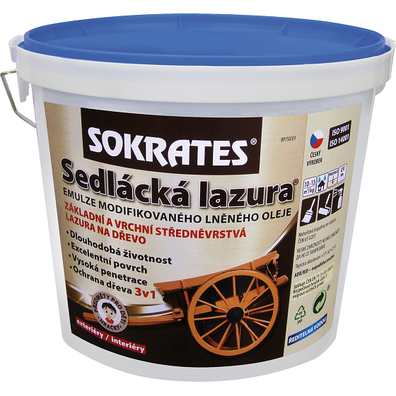 Sokrates Landhauslasur für Holz, klar, 4 kg