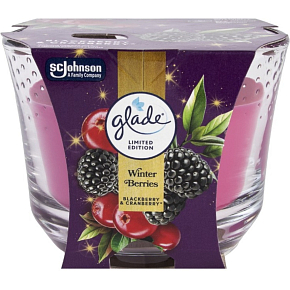 Glade Winter Berries Duftkerze im Glas 204 g