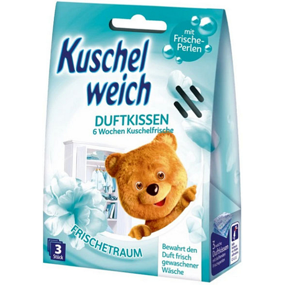 Kuschelweich Duftsäcke für den Kleiderschrank Frischer Traum 3 Stück