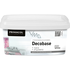 Primacol Decorative Decobase waschbare Farbe, D00 Weiß, 1 l Primacol Decorative Decobase waschbare Farbe, D00 Weiß, 1 l