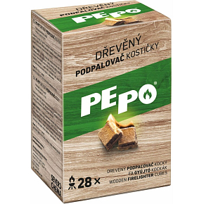 PE-PO Holzanzünder Würfel 28 Stk