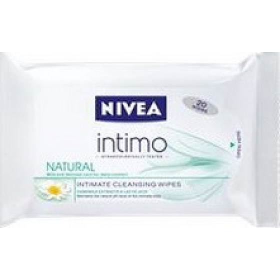 Nivea Intimo Natural Tücher für die Intimhygiene 20 Stück