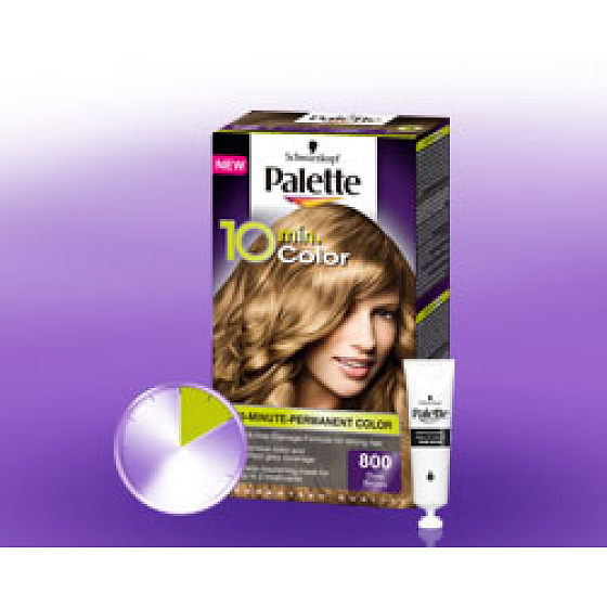 Schwarzkopf Palette 10 Minuten Haarfarbe Farbe 800 Mittleres Kitz