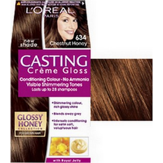 Loreal Paris Casting Creme Gloss Haarfarbe 634 Honigkastanie