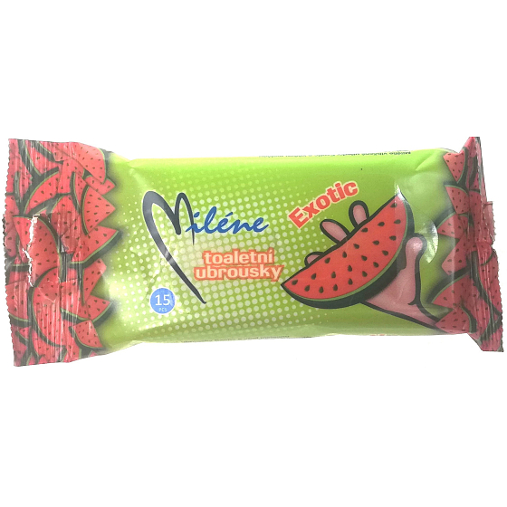 Miléne Exotic Toilette Feuchttücher 15 Stück