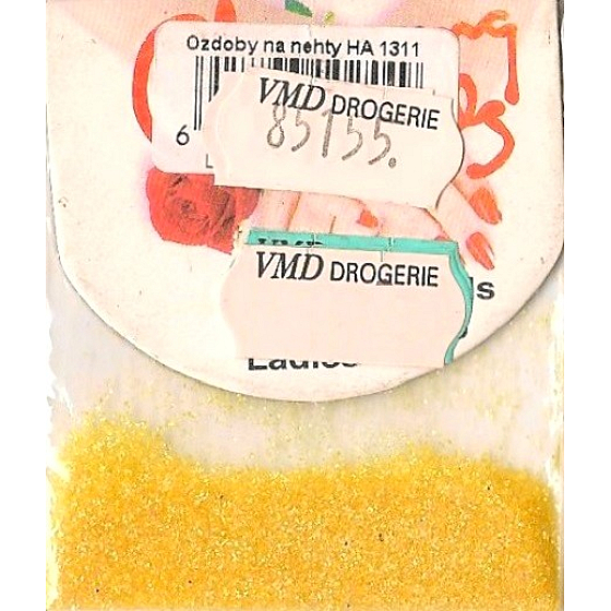Professionelle Nageldekorationen pudergelb 2 g