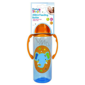Erste Schritte Jungle 0+ Babyflasche mit Elefantengriffen 250 ml