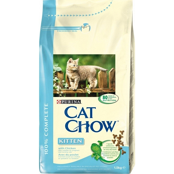 Purina Chow Kitten Komplettfutter für Kätzchen 1,5 kg