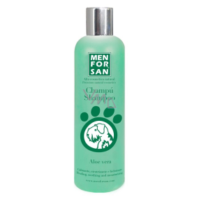 MenForSan Aloe Vera natürliches wohltuendes, heilendes Shampoo für Hunde 300 ml