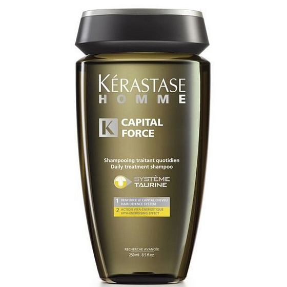 Kérastase Homme Capital Force Vita Energizing Energizing Shampoo für den täglichen Gebrauch 250 ml