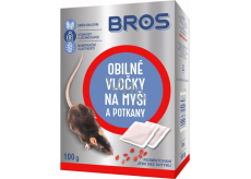 Bros Getreideflocken gegen Mäuse, Ratten und Wanderratten, 100 g