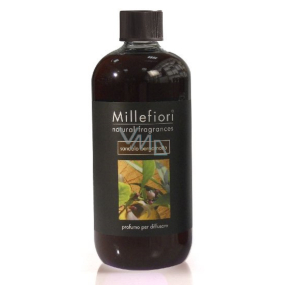 Millefiori Milano Natural Sandalo Bergamotto - Sandelholz- und Bergamotte-Diffusor-Nachfüllung für Weihrauchstiele 500 ml