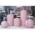 Lima Eis Pastell Kerze rosa Zylinder 80 x 200 mm 1 Stück