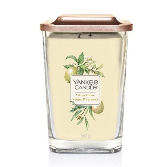 Yankee Candle Citrus Grove - Soja-Duftkerze Elevation Großes Glas 2 Dochte 552 g