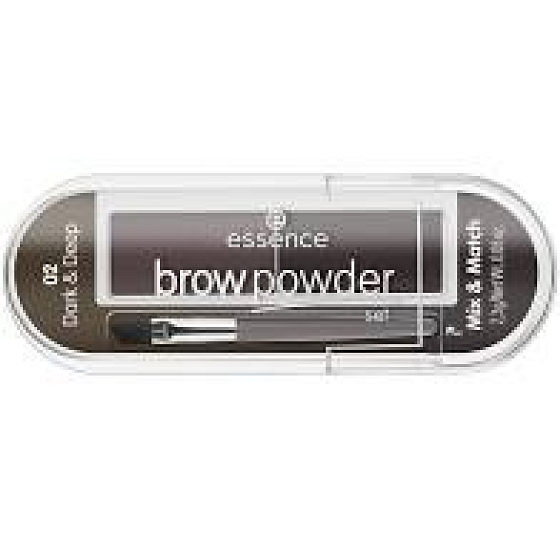 Essence Set zur Augenbrauenkorrektur 02 dark & deep 2,3 g