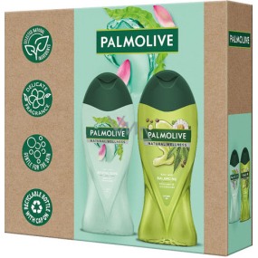 Palmolive Natural Wellness Revitalisierendes Duschgel 500 ml + Natural Wellness Balancing Duschgel 500 ml, Kosmetikset