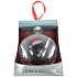 Albi Glas Weihnachtsschmuck mit Tieren - Pudel 7,5 cm x 8 cm x 3,6 cm