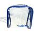 GESCHENK Gillette Kosmetiktasche transparent 14 x 16 cm