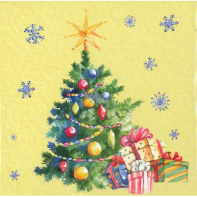 Nekupto Weihnachtsgeschenkkarten Weihnachtsbaum 6,5 x 6,5 cm 6 Stück