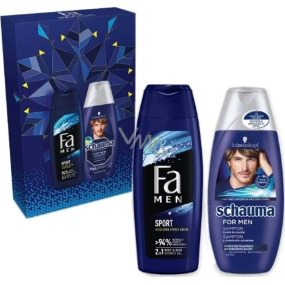 Fa Men Sport Duschgel 250 ml + Schauma for Men Haarshampoo 250 ml, Kosmetikset für Männer Fa Men Sport Duschgel 250 ml + Schauma for Men Haarshampoo 250 ml, Kosmetikset für Männer