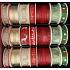 Nekupto Weihnachten Stoffband Hellbraun Weiß Flocken 10 mm x 3,5 m