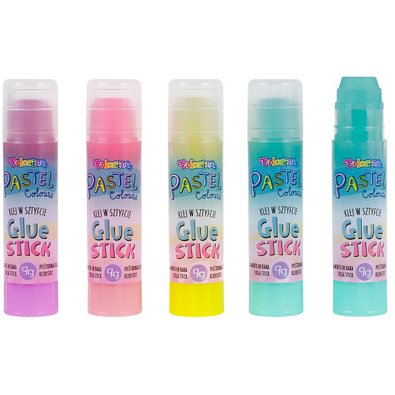 Colorino Pastell Büro-Klebestift 9 g verschiedene Farben