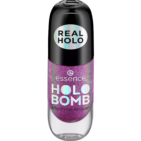 Essence Holo Bomb Nagellack mit holografischem Effekt 02 Holo Moly 8 ml