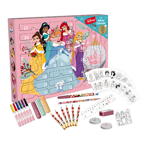 Disney Princesses Adventskalender mit Schreibwaren 24 Stück