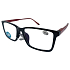 Berkeley Lesebrille Dioptrien +0,5 Kunststoff Rot Seite Blau Block 1 Stück MC2280B
