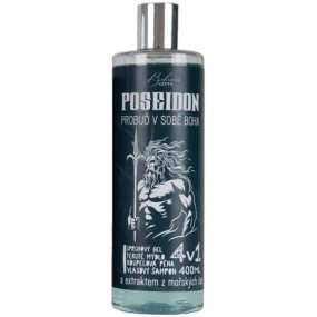 Bohemia Gifts 4in1 Poseidon Duschgel, Shampoo, Schaum und Seife 400 ml