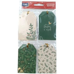 Albi Geschenkanhänger Weihnachtsmuster 12 Stück