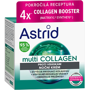 Astrid MultiCollagen Nachtcreme gegen Falten 50 ml